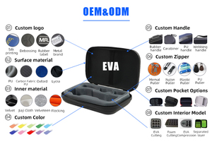 Bolsa de Almacenamiento Portátil Personalizada Resistente a los Arañazos, de Oxford EVA, con Asa, para Estuche de Herramientas EVA - Product Image 6