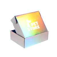 Boîtes d'emballage et cadeaux écologiques, imperméables, réutilisables, durables, rigides, en carton ondulé, avec logo personnalisé imprimé en offset