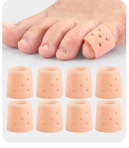 AILANG TC-008B Protège-orteils en gel de silicone pour le <span class=keywords><strong>petit</strong></span> <span class=keywords><strong>orteil</strong></span>, soulagement des hampes et des ampoules, manchon de sport léger et confortable - Product Image 1