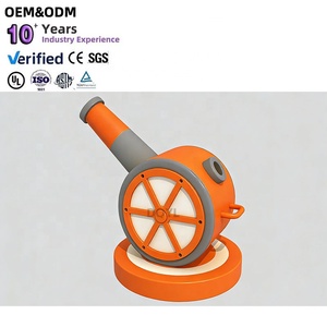 Canon à balles gonflables commercial pour aire de jeux intérieure, lanceur interactif pour enfants avec certification CE, personnalisable pour les zones de jeux souples - Product Image 1