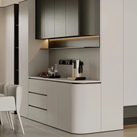 Meuble sur mesure sans laque pour cuisine, projet d'appartement, salon, salle à manger, armoire en bois massif, buffet, meuble de rangement