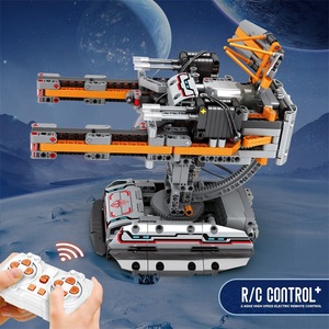 Reobrix 99002 MOC Space <span class=keywords><strong>Wars</strong></span> électrique Anti-Aircraft Con Non Gun <span class=keywords><strong>Star</strong></span> arme militaire RC blocs de construction en plastique ensembles de briques jouets - Product Image 4