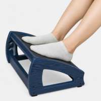 Repose-pieds en HDPE durable, résistant aux intempéries, aspect bois, écologique, contemporain, inclinable, pour la maison, la chambre et le bureau