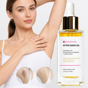 Aceite Líquido para Después del Afeitado, Personalizado con Logotipo, a Base de Hierbas, No Pegajoso, Calma la Piel Enrojecida e Hinchada, Previene el Crecimiento del Vello, Exfoliante, Sin Alcohol - Product Image 1