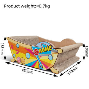 Giocattoli per animali domestici con Scratcher per gatti vasca da bagno e barca a forma di scratch per gatti - Product Image 3