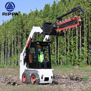 مرفقات Skidsteer مع آلة تهذيب آلة تهذيب الزلاجات ، آلة تجزازة قواطع قماشية - Product Image 5