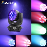 Mise à niveau du nouveau design Martin Mac Aura 19x15w Led Zoom Stage Light Dj Rgbw 4 en 1 Wash Moving Head Light