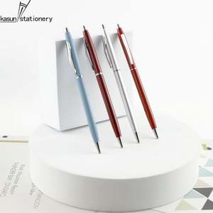 Bolígrafo Metálico Giratorio de Hotel en Oferta, Colorido con Grabado Láser, Logotipo Personalizado, Bolígrafo Novedoso de Aluminio para Negocios - Product Image 2