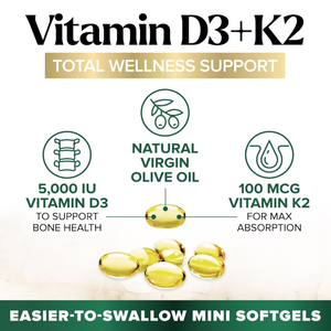 Capsules de D3 K2 MK7 à base de plantes, marque privée OEM, 300 UI, pour la santé et le soutien immunitaire des adultes, amélioration de la densité osseuse - Product Image 2
