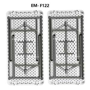 Table de jardin d'exposition portable, table rectangulaire longue en plastique, table d'étude, table de restaurant, table à <span class=keywords><strong>manger</strong></span> pour événement - Product Image 4
