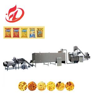 Fried Baking Kurkure Corn Grits Snack Food Fabrique une ligne d'équipement de machines - Product Image 2