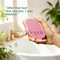 Lime à pieds en verre personnalisable avec logo, éliminateur de callosités, grattoir à talons, exfoliant pour peaux mortes, utilisable sous la douche