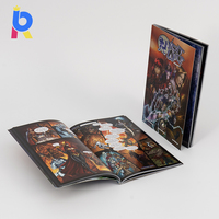 Livres Manga Personnalisés de Qualité Supérieure, Couverture Souple, Impression Couleur sur Papier d'Art et Papier Kraft, Reliure Parfaite, Impression Offset