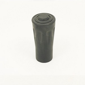 Couvre-pointe de bâton de trekking en caoutchouc noir 40 mm, accessoire pour bâton de randonnée - Product Image 1
