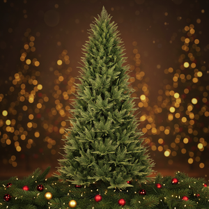 Nouvel Arbre de Noël Artificiel Personnalisable en Abriole Pré-Éclairé de Haute Qualité, 180 cm, avec 1200 Micro-Lumières LED à Piles - Product Image 6