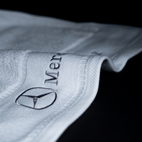 Ensemble de serviettes de haute qualité en coton blanc 100% super doux, ensemble de serviettes personnalisées avec logo brodé, ensemble de serviettes cadeau, serviette de toilette blanche