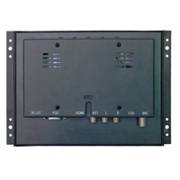 ZHIXIANDA Layar Sentuh LCD 10 Inci 1024*768 Panel Kelas Industri Monitor Bingkai Terbuka dengan Input HD/VGA/BNC/AV/USB