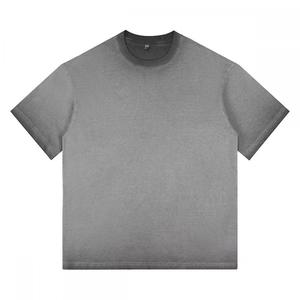 Wholesale Printing Blank Acid Wash Blank Graphic <b>T</b> Shirts Vintage Style Heavyweight Cotton Oversize Men Vintage <b>T</b> Shirt - Product Image 1