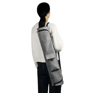 Fabrika özel LOGO yüksek kalite çevre dostu Yoga spor spor çanta su geçirmez Yoga Mat çantası