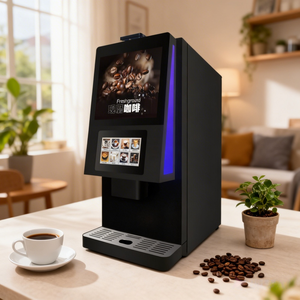 เครื่องชงกาแฟอัตโนมัติแบบหยอดเหรียญ หน้าจอสัมผัส 7 นิ้ว หลายฟังก์ชั่น สำหรับธุรกิจ - Product Image 3