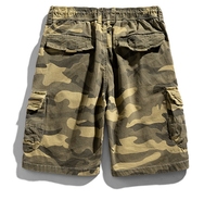 Pantalon de camouflage décontracté d'été pour l'extérieur Short tactique anti-rides avec patchs Pantalon cargo/Cortos Pantalone Tactico