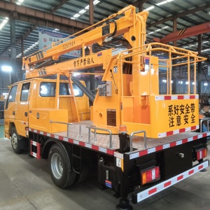 JMC doble fila plegable brazo aéreo Camión grúa camión - Product Image 5