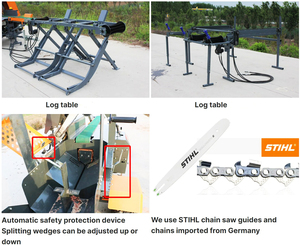 Hystrong 20 Ton Maquinaria forestal fuego procesador de madera divisor de registro automático procesador de <span class=keywords><strong>leña</strong></span> para la venta en Australia - Product Image 5