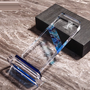 Crystal <b>Trophy</b> Laser <b>Engraved</b> Custom Starry Sky Design Conference Awards Business Gift 1234567 Specification - Product Image 2