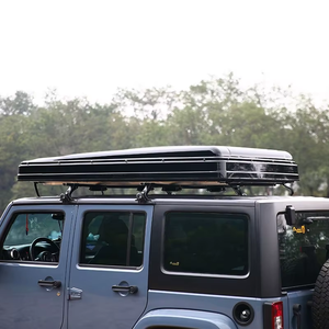 Car Roof Tent, Flat-top Aluminum Alloy Hard-top Camping Vehicle Luxury Car Tent with Stairs, Roof Folding Tent - Product Image 5