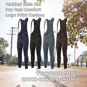 Men's Eco-Friendly <b>Cycling</b> Bib <b>Shorts</b> <b>Padded</b> Quick-Dry <b>Short</b> Length Customizable Riding Apparel - Product Image 2