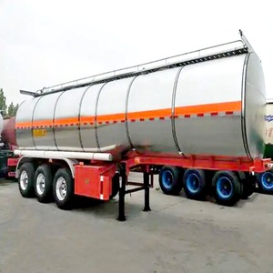 Semi-remorque citerne à ciment en vrac en acier à trois essieux de 50 tonnes, neuve, avec support après-vente, pour l'alimentation des centrales à béton - Product Image 6