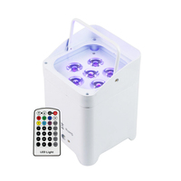 Équipement professionnel de DJ en chine, lumière Led sans fil Rechargeable, éclairage de scène, avec batterie, 6Led