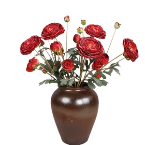 5 Flores Artificiales de Loto Snow Mountain Dew, Seda de Alta Simulación, Decoración para Bodas - Product Image 5