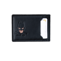Desain Pendek Klasik Multi-Kartu Desain Logo Bisnis Tempat Kartu Bat Hero Dompet ID Kulit PU Baru & Hadiah Bisnis Promosi