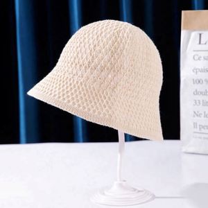 Sombrero de pescador de punto calado para mujer, estilo cubo, transpirable, de malla tejida, personalizado, para verano - Product Image 6