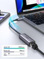 UGREEN Station d'extension Type-C, Hub USB multifonctionnel Thunderbolt 4 avec projection d'écran et adaptateur d'interface