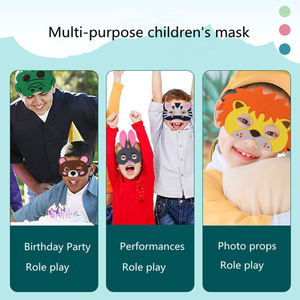 Máscaras de Fieltro de Animales del Bosque, Disfraces de Animales, Artículos para Fiestas Temáticas de Zoológico o Campamento, para Niños o Niñas - Product Image 5