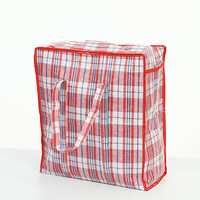 En stock, grand sac à bagages en plastique PP, sac de rangement portable pliable, anti-poussière, design moderne, à un seul niveau