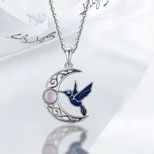Original Brand Bracelet Necklace 925 Sterling Silver Bird Pendant Necklace Forever Bead Charm For Jewelry Making