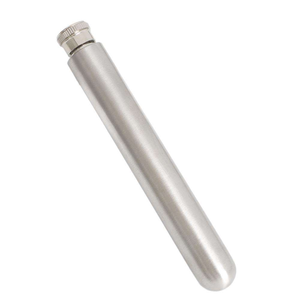 Petite gourde à vin en acier inoxydable de 45 ml (1,5 oz) pour l'extérieur - Product Image 1
