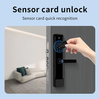Cerradura Inteligente para Puerta con Reconocimiento Facial 3D, Contraseña Digital, Sin Llave, Biométrica, Escáner de Huellas Dactilares y Ojo, con Cámara