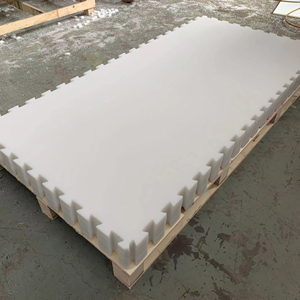 Taglio personalizzabile 4x8 interno/esterno Hmwpe sintetico pista di ghiaccio bordo pavimento Uhmwpe 15mm PE foglio di plastica HDPE superficie liscia - Product Image 1