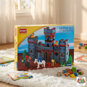 Set de Construcción de Castillo Medieval Europeo, Bloques de Plástico Compatibles con Ajedrez, Ladrillos de Plástico para Armar, Edificios Históricos - Product Image 2