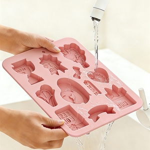 Moldes de Silicona Antiadherentes con Temática del Día de la Madre, Moldes de Silicona Reutilizables de Grado Alimenticio, Lindos Moldes Magnéticos de Silicona para Chocolate, Dulces y Hielo - Product Image 5