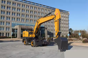 Excavadora de Tamaño Mediano con Ruedas y Orugas XE210WD de 20.8 Toneladas y 0.86m³, Fuerte Fuerza de Excavación con Motor, Bomba y Sistema Hidráulico - Product Image 5