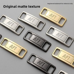 Accesorio Decorativo Colorido Estilo <span class=keywords><strong>Air</strong></span> <span class=keywords><strong>Force</strong></span> 1, Etiqueta Metálica Moderna para Zapatillas Deportivas de Hombre, Hebilla de Zapatos a la Moda - Product Image 4