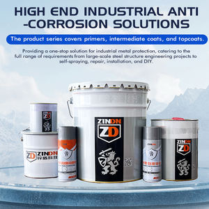 สีเคลือบเหล็กชุบสังกะสีแบบแช่เย็นชนิดอะคริลิกโพลียูรีเทนสำหรับโครงสร้างเรือเหล็กสีเทาซิงค์ - Product Image 2