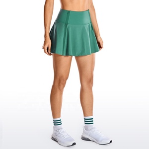Popular ligero transpirable suave único 13 pulgadas mujeres alta cintura falda de tenis amarilla para mujeres - Product Image 1
