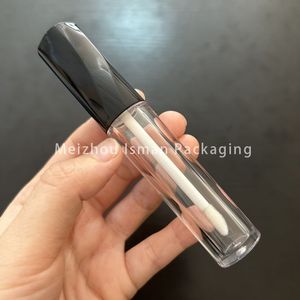 ISMAN Tubetto per Lucidalabbra Trasparente con Diamante Unico, Contenitore per Lip Glaze con Tappo Bianco e Nero, Realizzato in Plastica per Cosmetici 5ml 7ml - Product Image 3