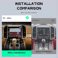 128G para PORSCHE CAYENNE 2010-2016 Android Car Radio Pantalla de luz azul reproductor Multimedia navegación GPS DVD Auto estéreo Carplay